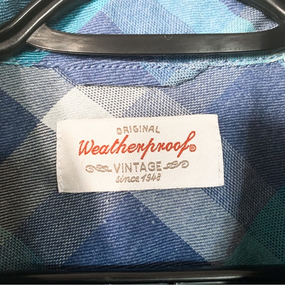 Weatherproof Vintage • “Burnout Flannel” Button Down Shirt - Picture 4 of 5